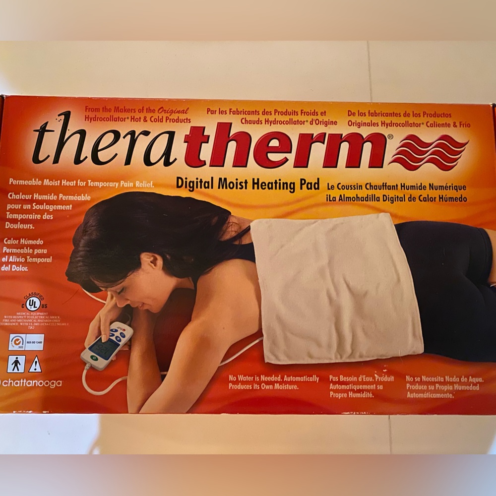 Theratherm digital moist heating pad
